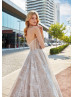 Luxurious Sparkling Strapless Sweetheart Neck Wedding Dress